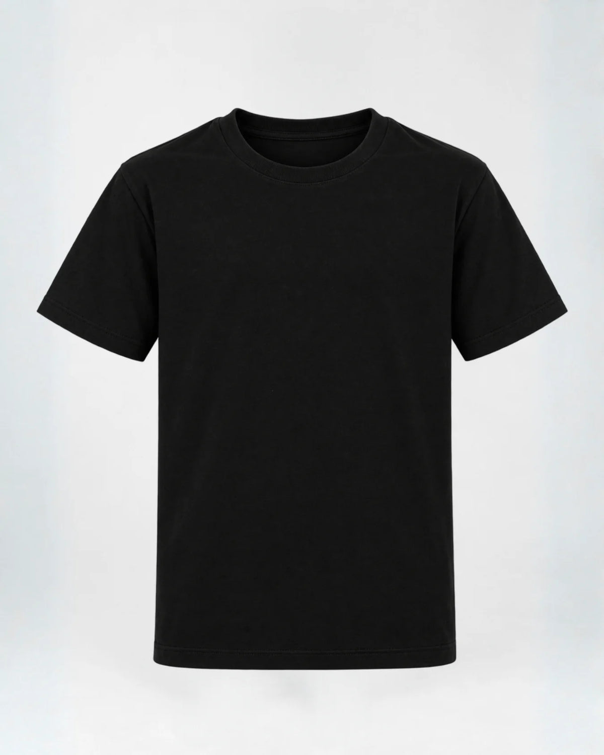 Boys Premium Plain Crew Neck T-Shirt