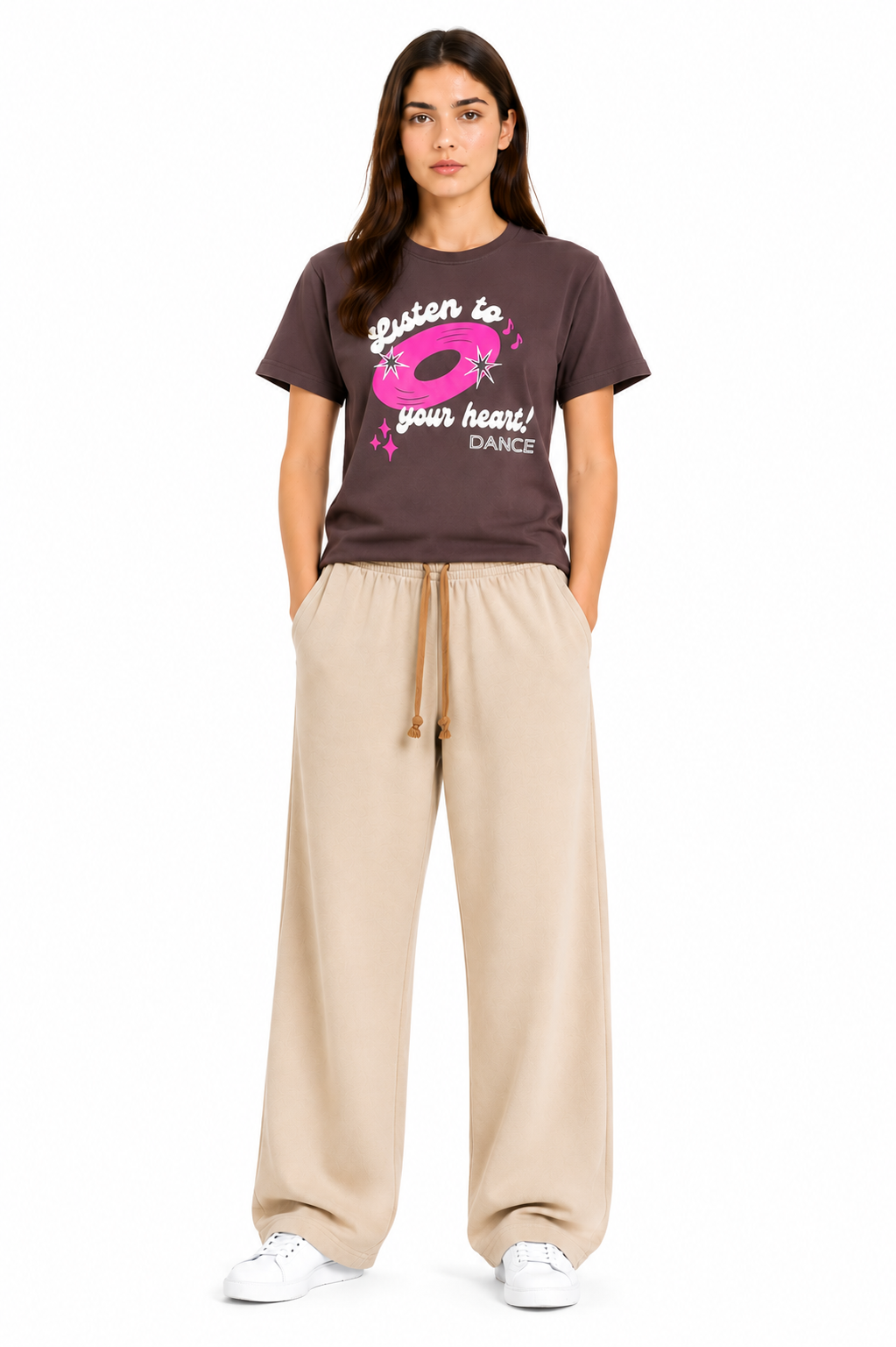 Girl's Premium Charcoal T-Shirt