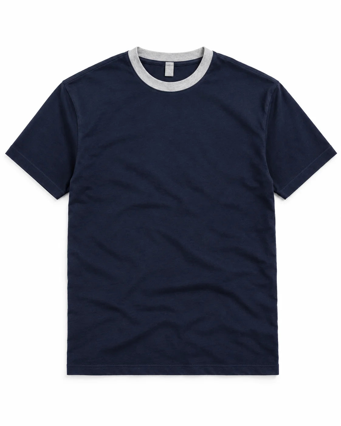 Men's Premium Gray Collar Ringer T-Shirt