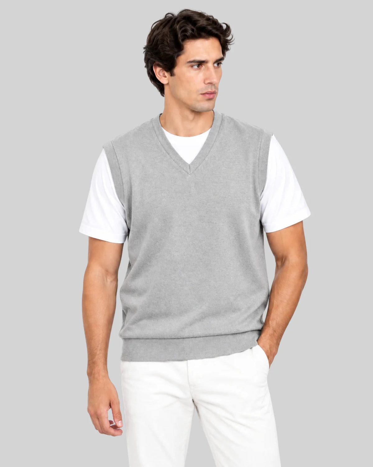 Men's Premium Knitted Vest - Multiple Colors