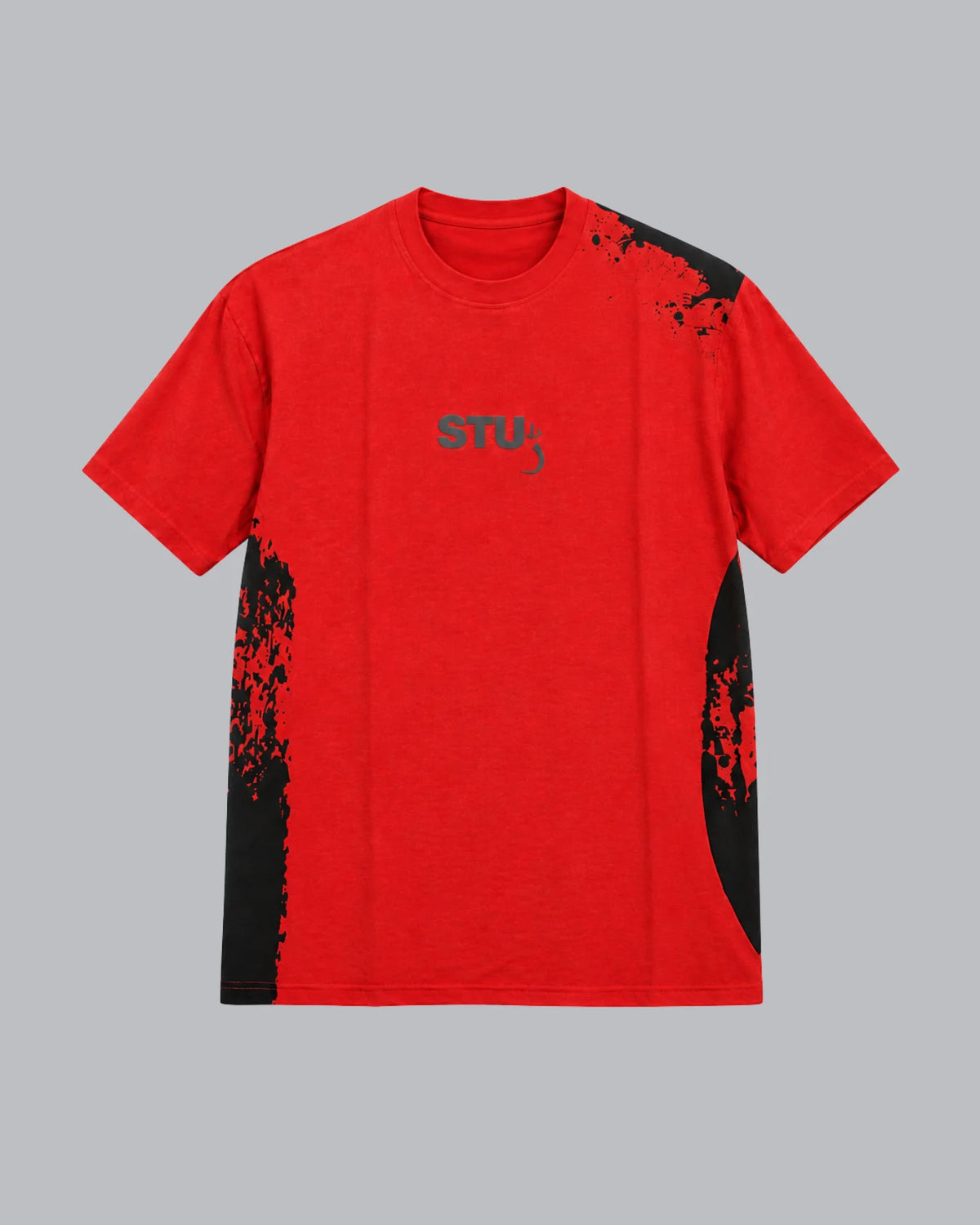 Men's Premium Red Printed T-Shirt