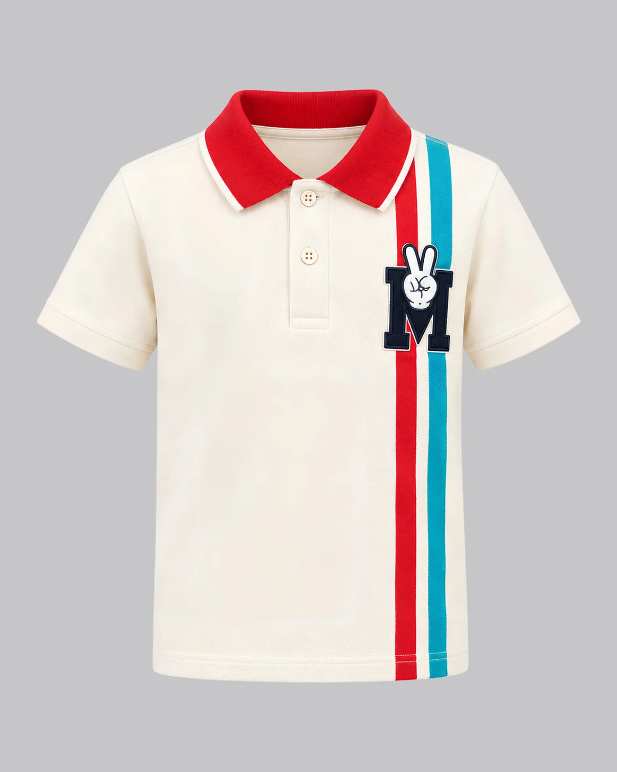 Boys Premium Striped Polo Shirt