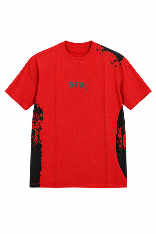 Men's Premium Brown Printed T-Shirt