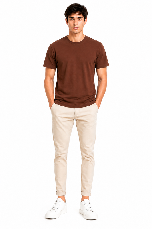 Men's Premium Brown T-Shirt