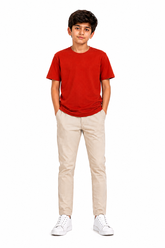 Boy's Premium Brown T-Shirt