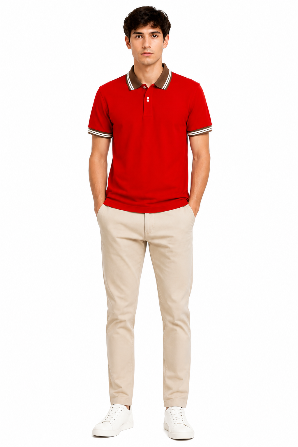 Men's Premium Red Polo Shirt