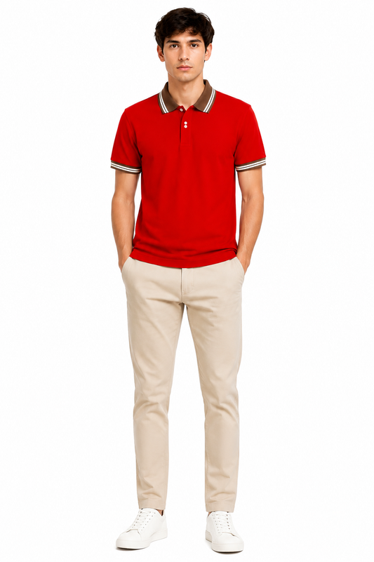 Men's Premium Red Polo Shirt