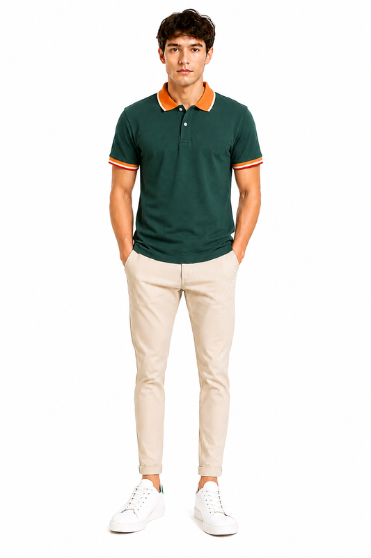 Men's Premium Green Polo Shirt