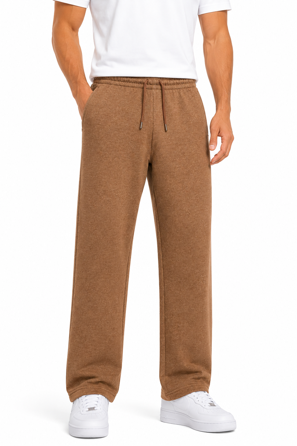 Men's Premium Brown Chain Sweat Pant