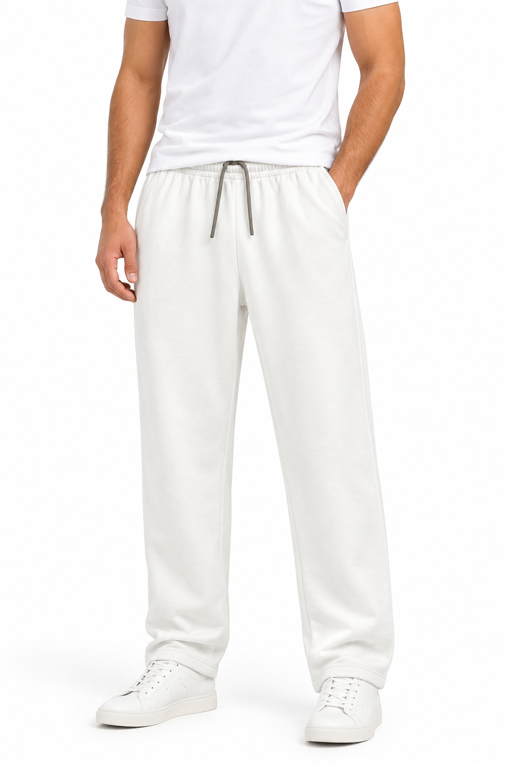 Men's Premium Off White Sweat Pant