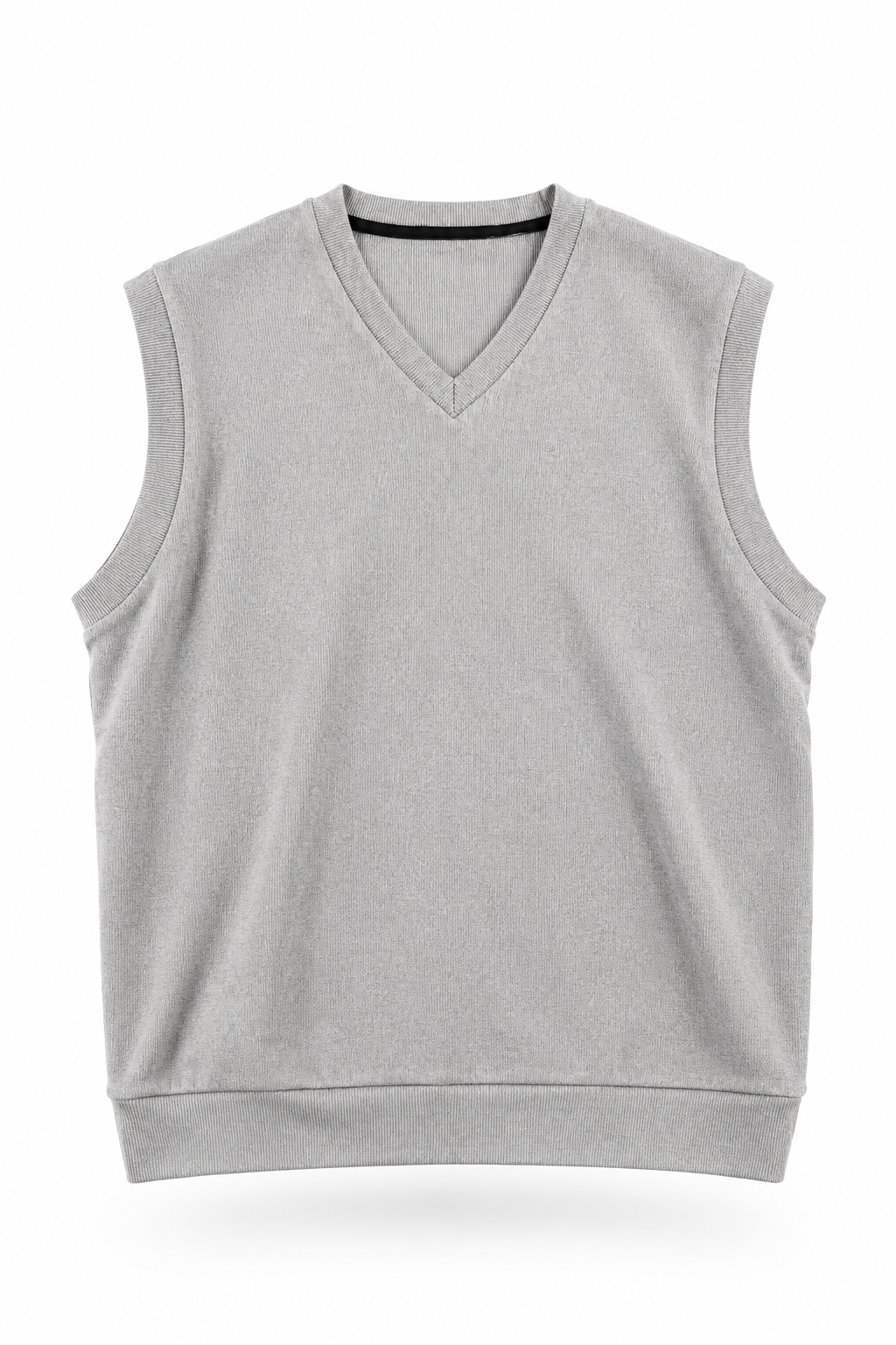 Men's Premium H-Grey Knitted Vest