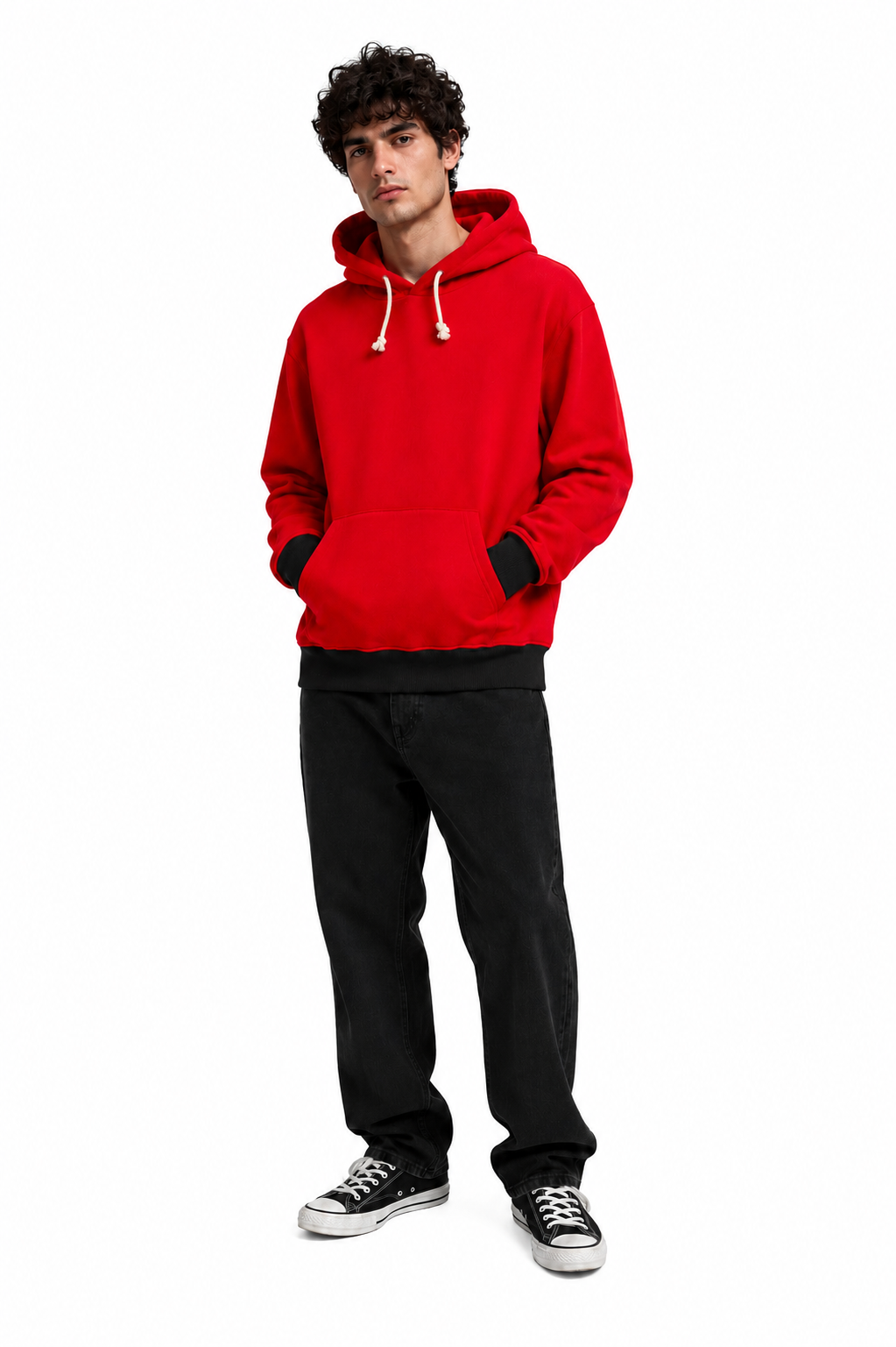 Men's Premium Red Hoodie
