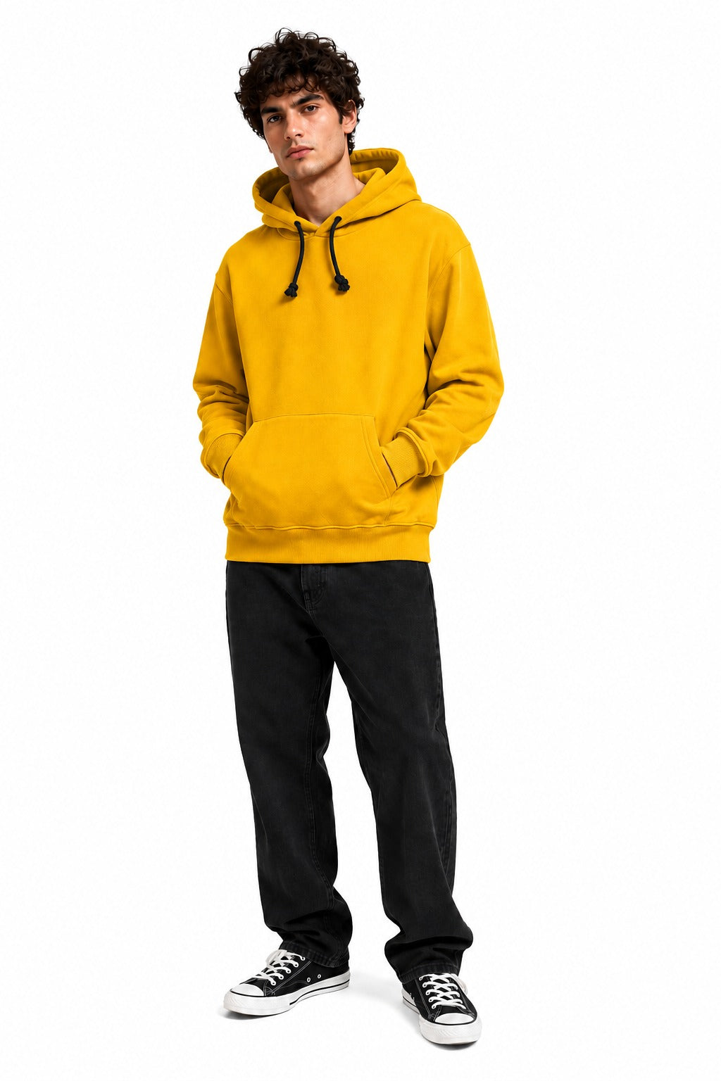 Men's Premium Yellow Hoodie