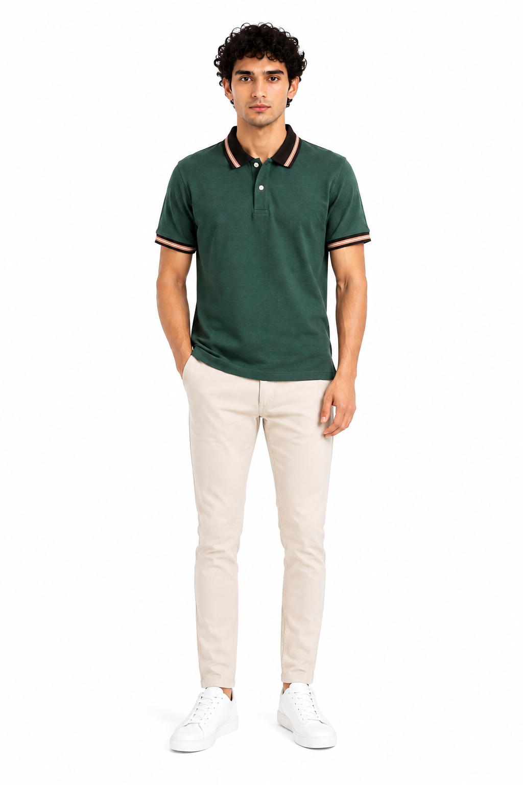 Men's Premium Green Polo Shirt