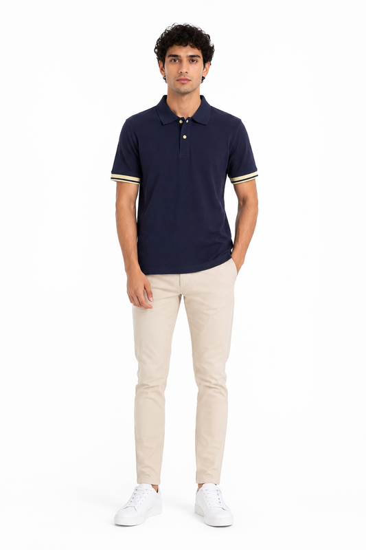 Men's Premium Navy Polo Shirt