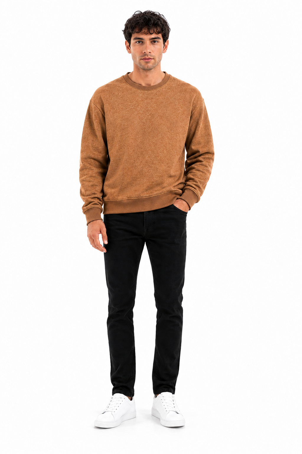 Men's Premium Brown Sweatshirt