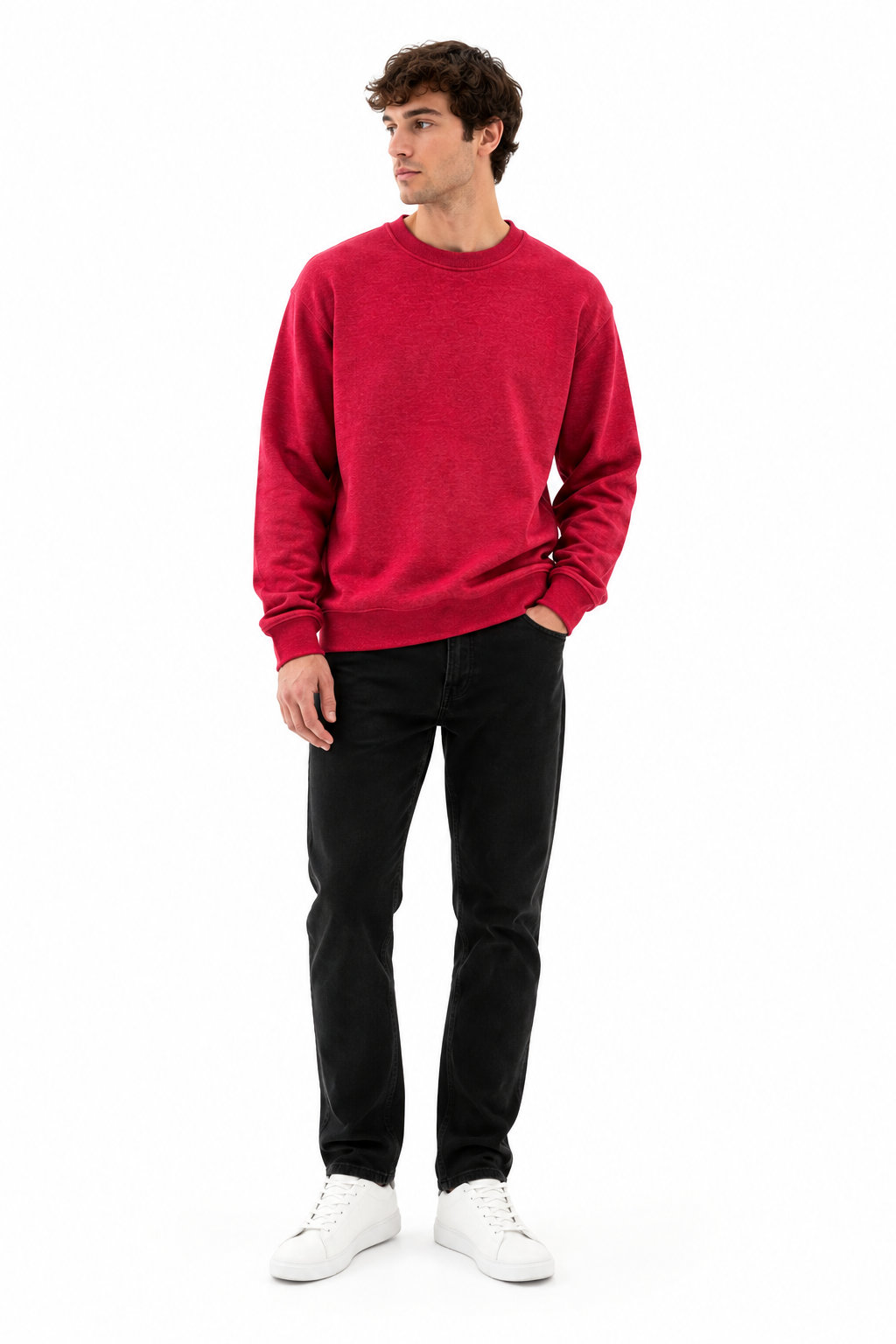Men's Premium Maroon Sweatshirt