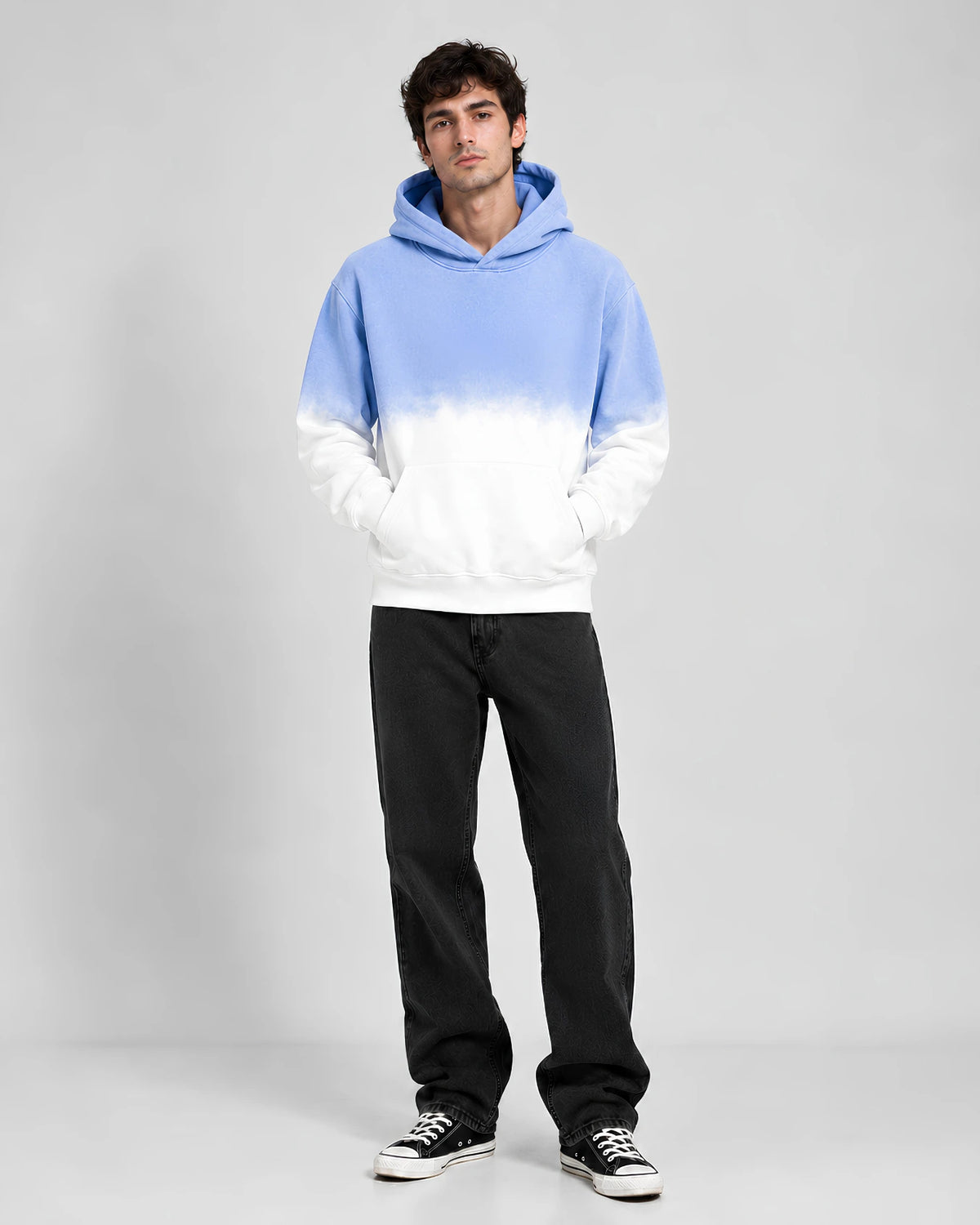 Men's Heavy Weight Premium Dip Dye Hoodie