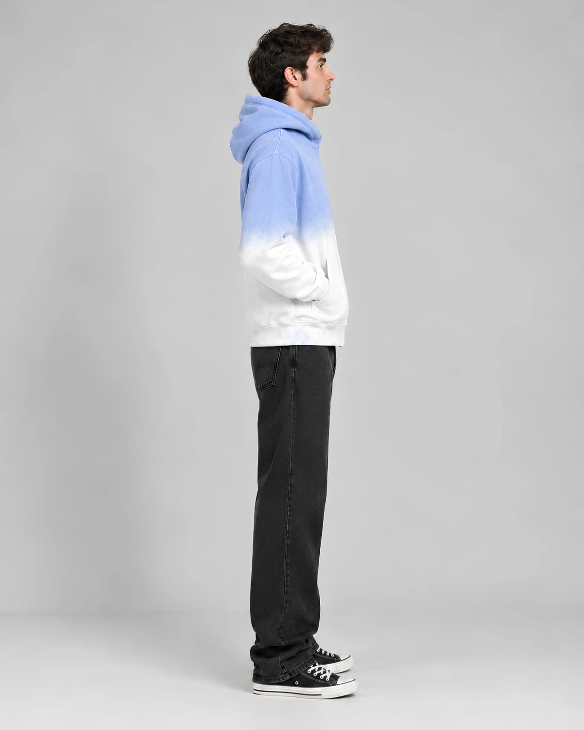 Men's Heavy Weight Premium Dip Dye Hoodie