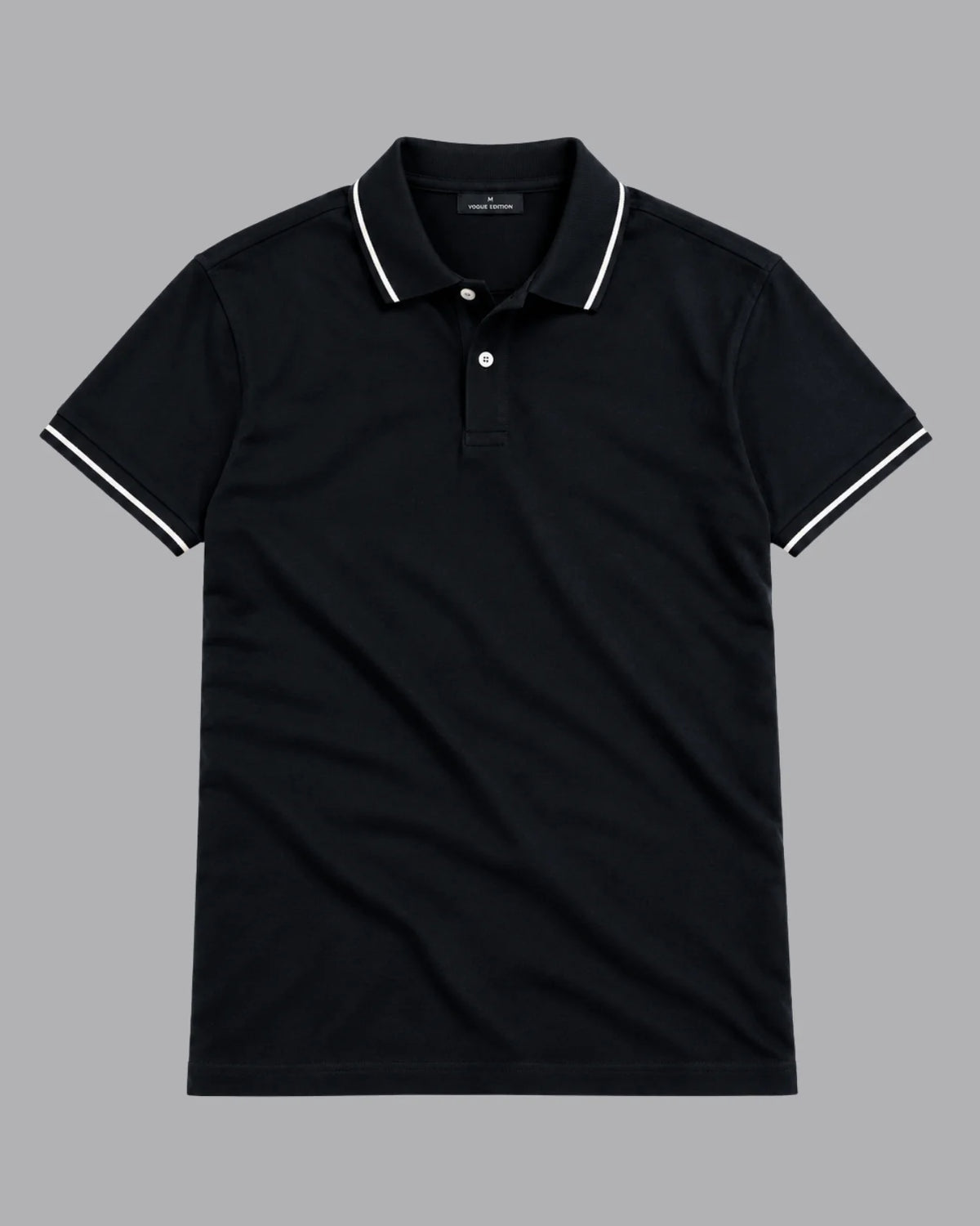 Men's Premium Black Polo Shirt