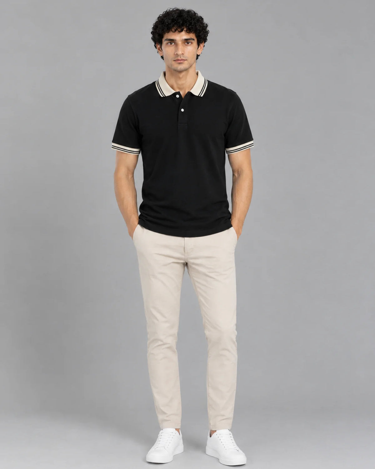 Men's Premium Black Polo Shirt