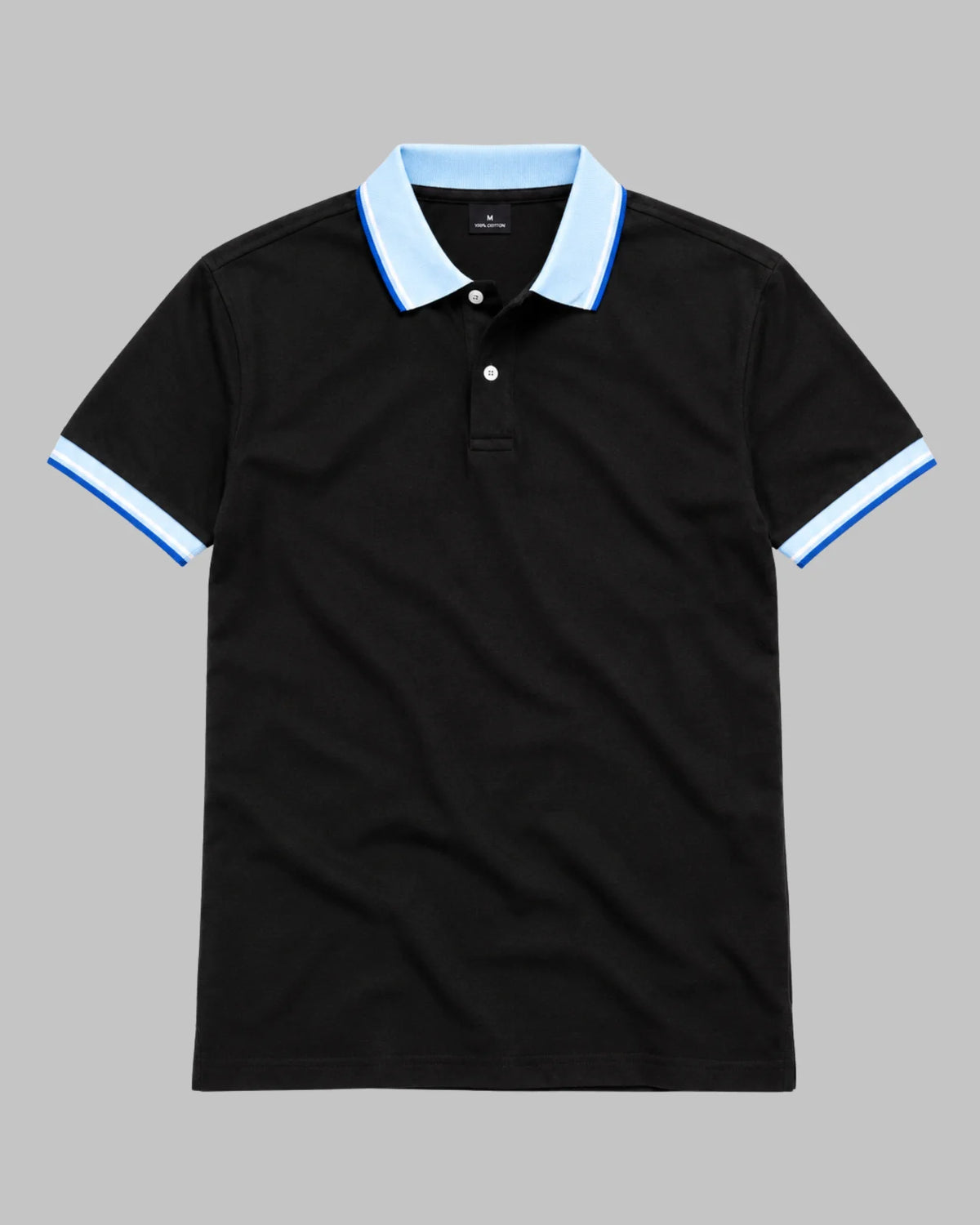 Men's Premium Black Polo Shirt