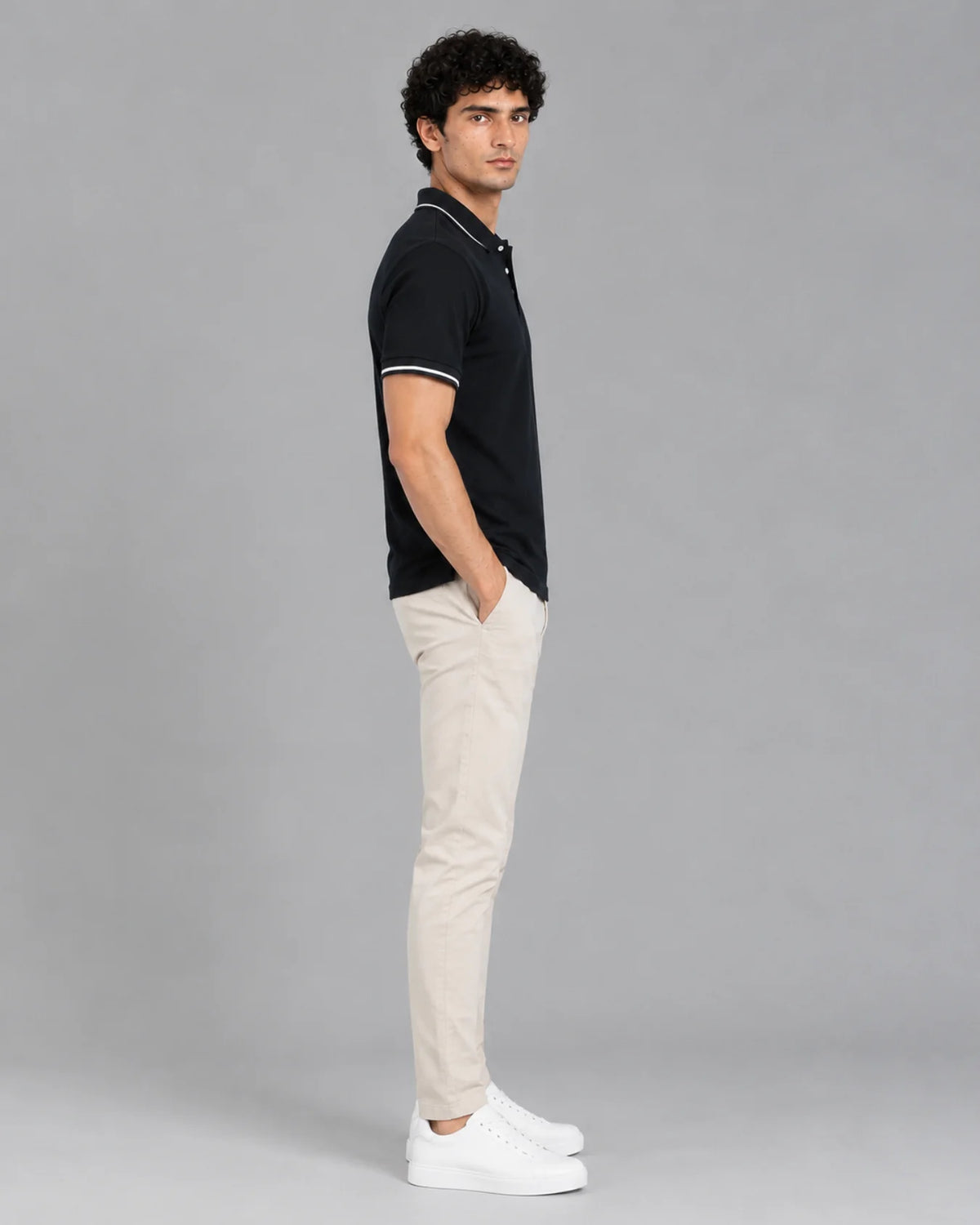 Men's Premium Black Polo Shirt