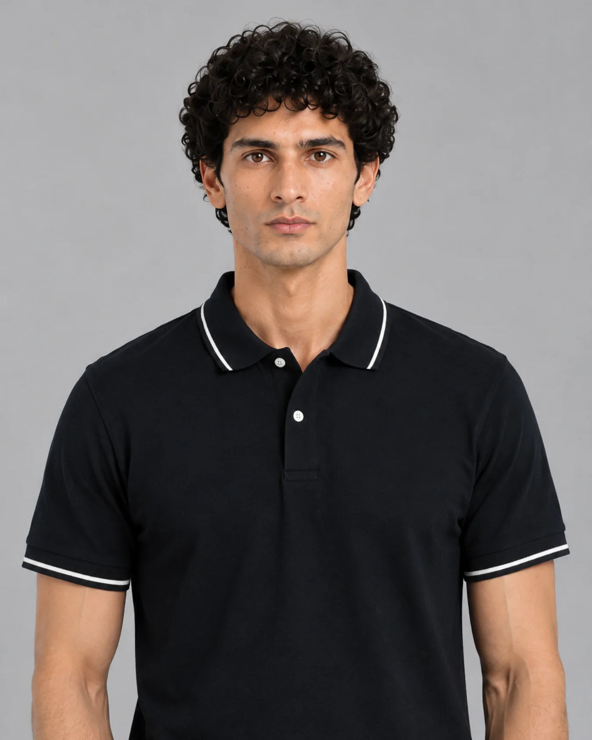 Men's Premium Black Polo Shirt
