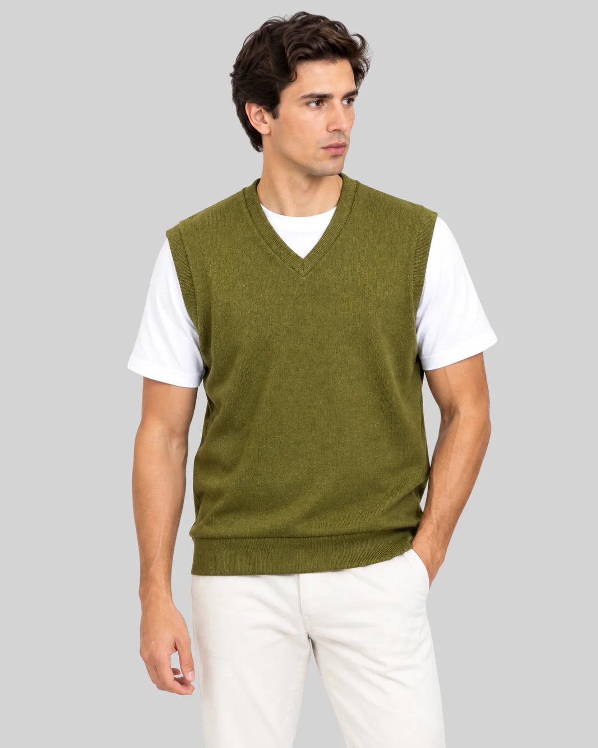 Men's Premium Knitted Vest - Multiple Colors