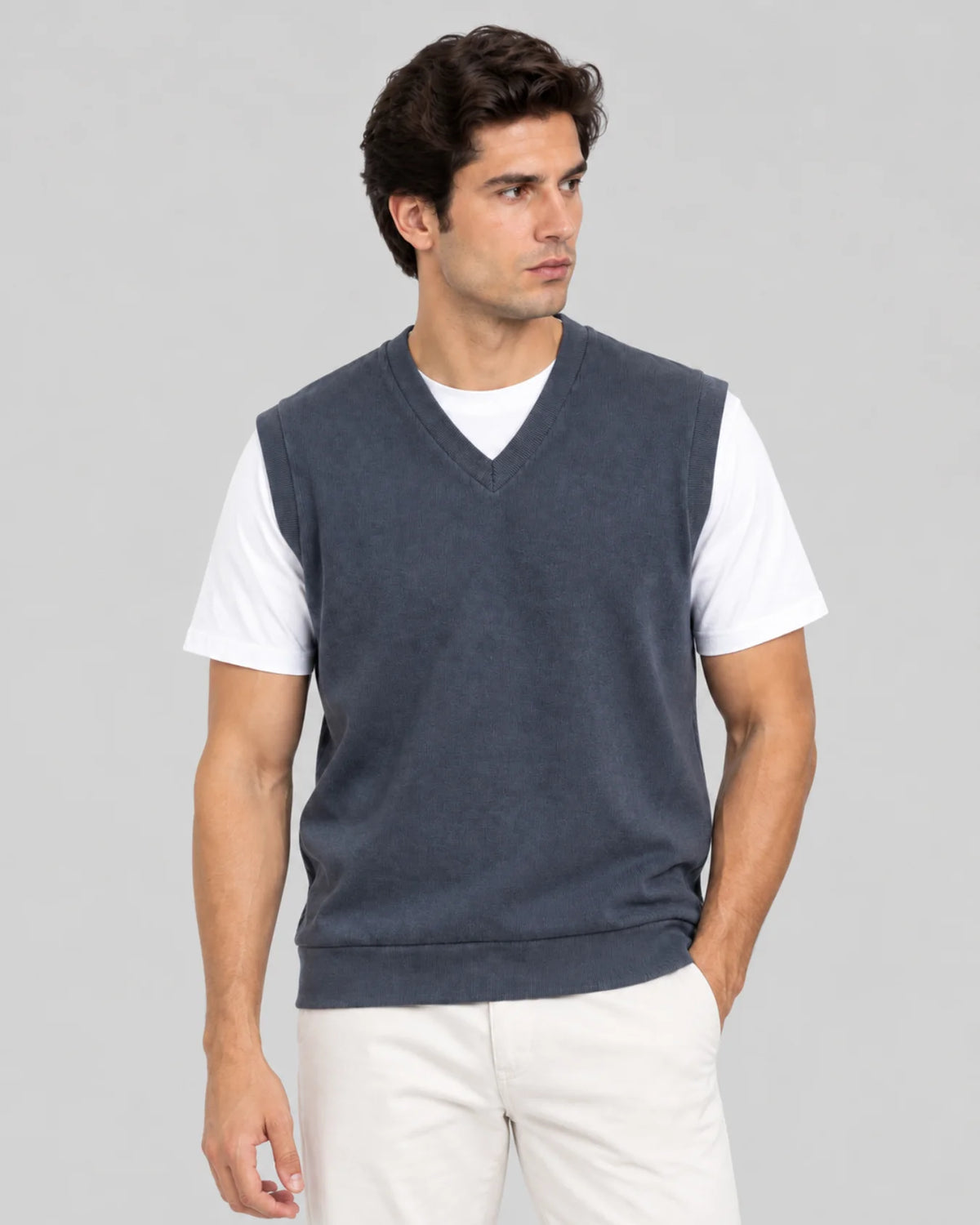 Men's Premium Knitted Vest - Multiple Colors