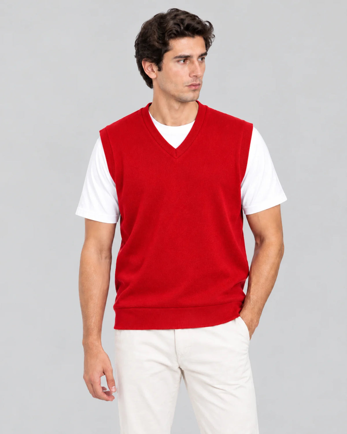 Men's Premium Knitted Vest - Multiple Colors