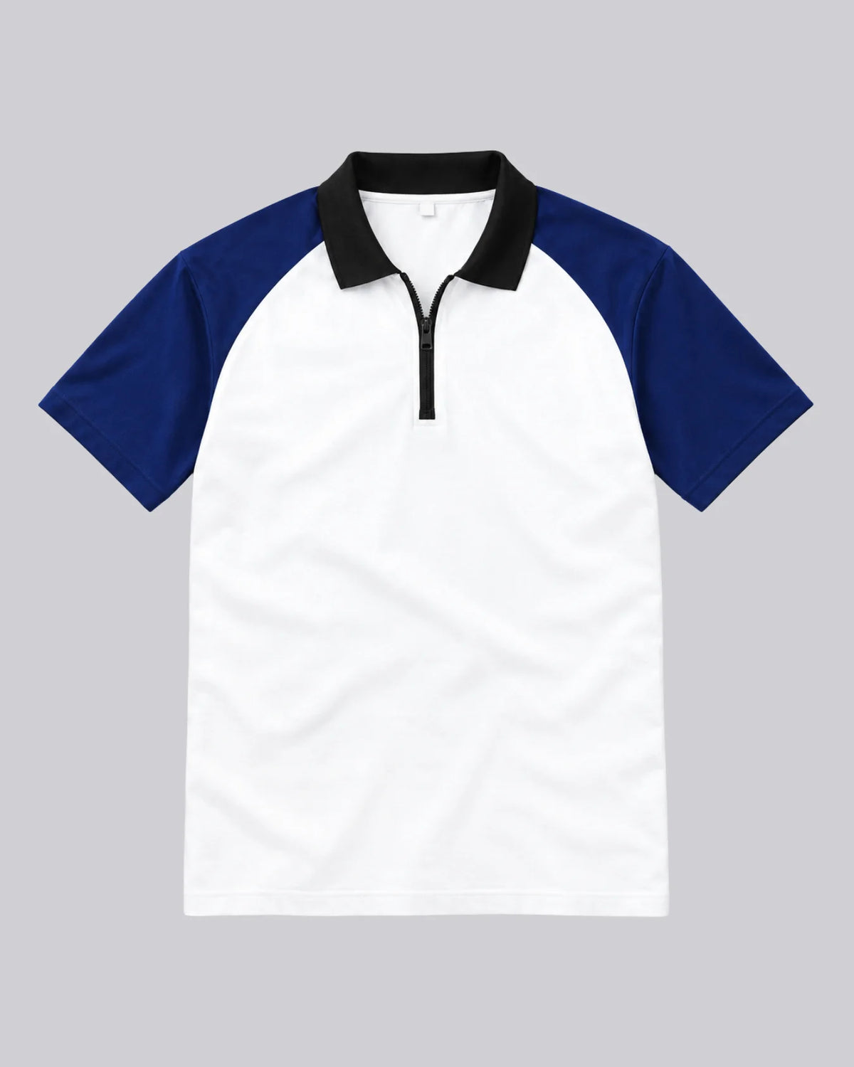Men's Premium Zip Polo Shirt