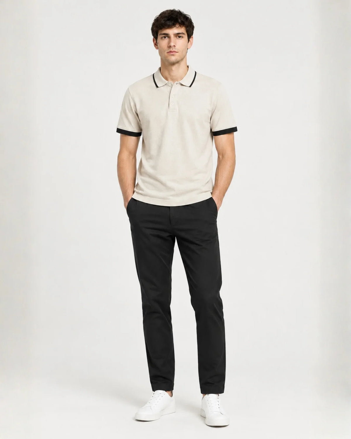 Men's Premium Tipping Polo Shirt