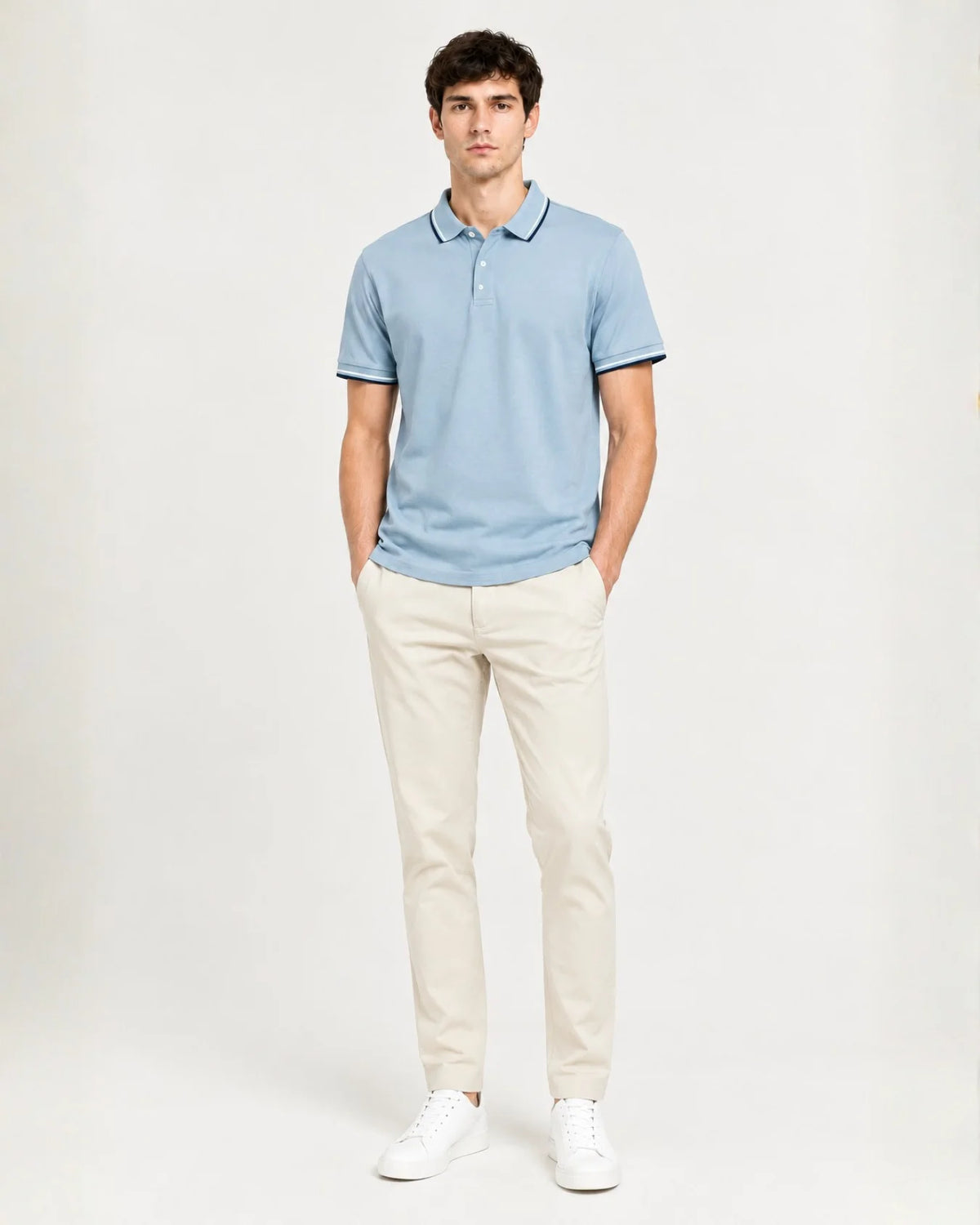 Men's Premium Tipping Polo Shirt