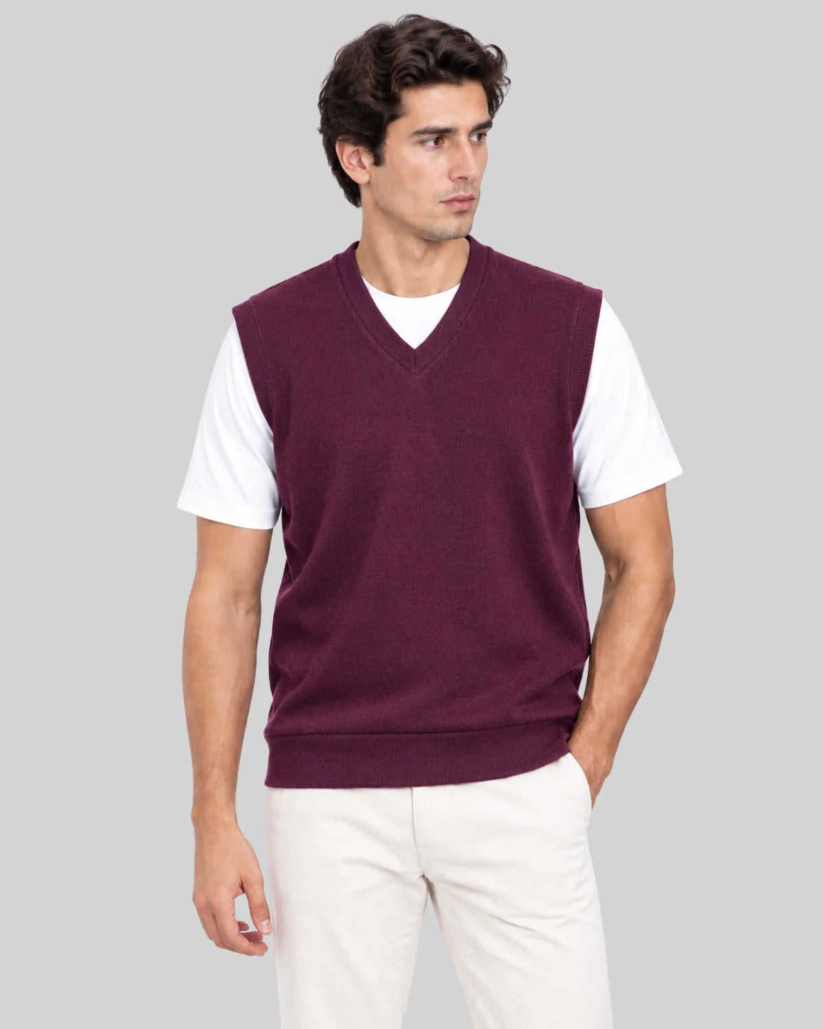 Men's Premium Knitted Vest - Multiple Colors