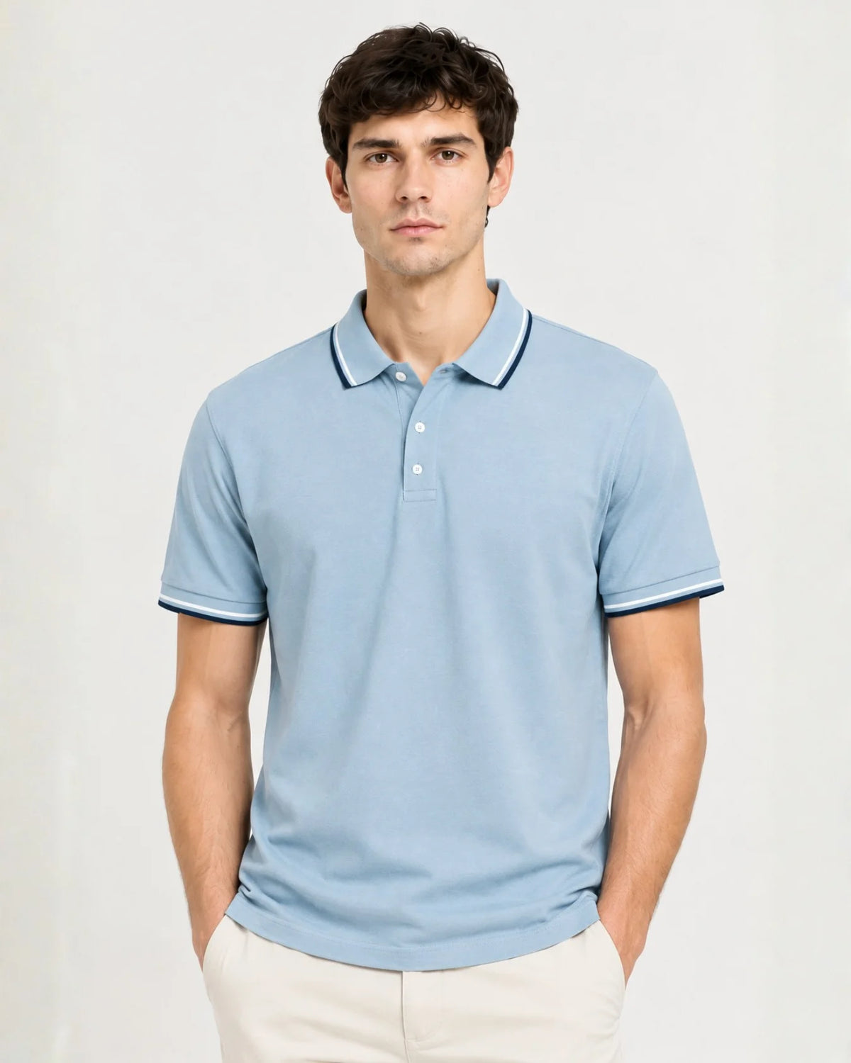 Men's Premium Tipping Polo Shirt