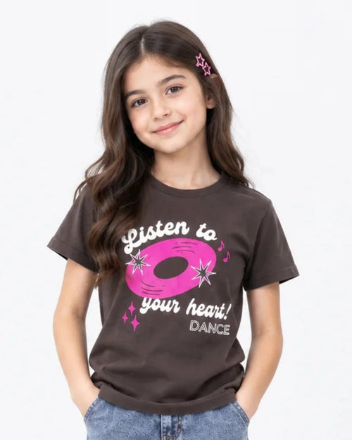 Girl's Premium Printed T-Shirt