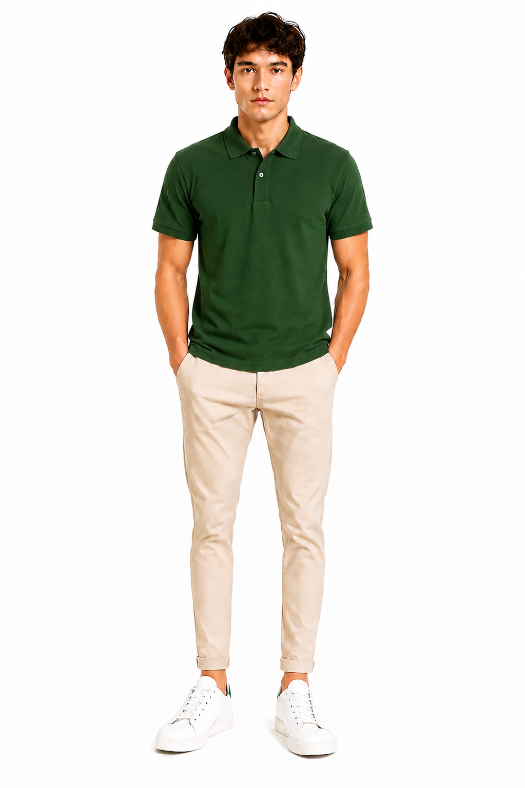 Men's Premium Olive Green Polo Shirt