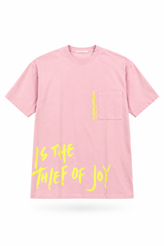 Men's Premium Pink Printed T-Shirt