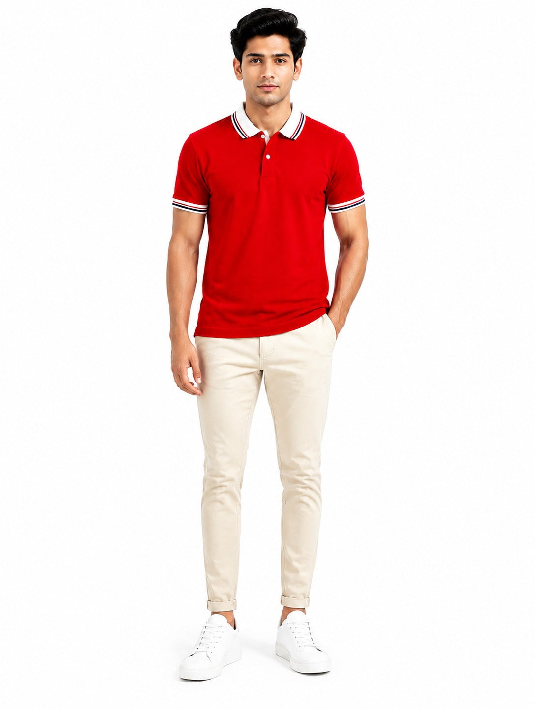 Men's Premium Red Polo Shirt