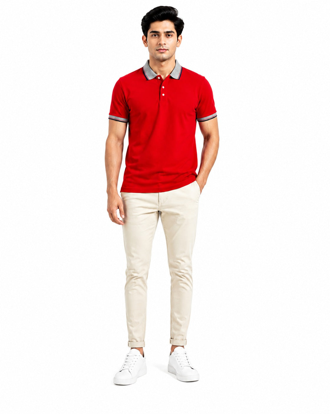 Men's Premium Red Polo Shirt