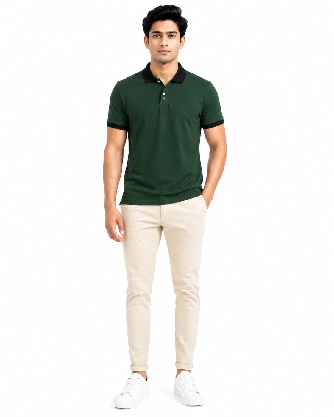 Men's Premium Green Polo Shirt