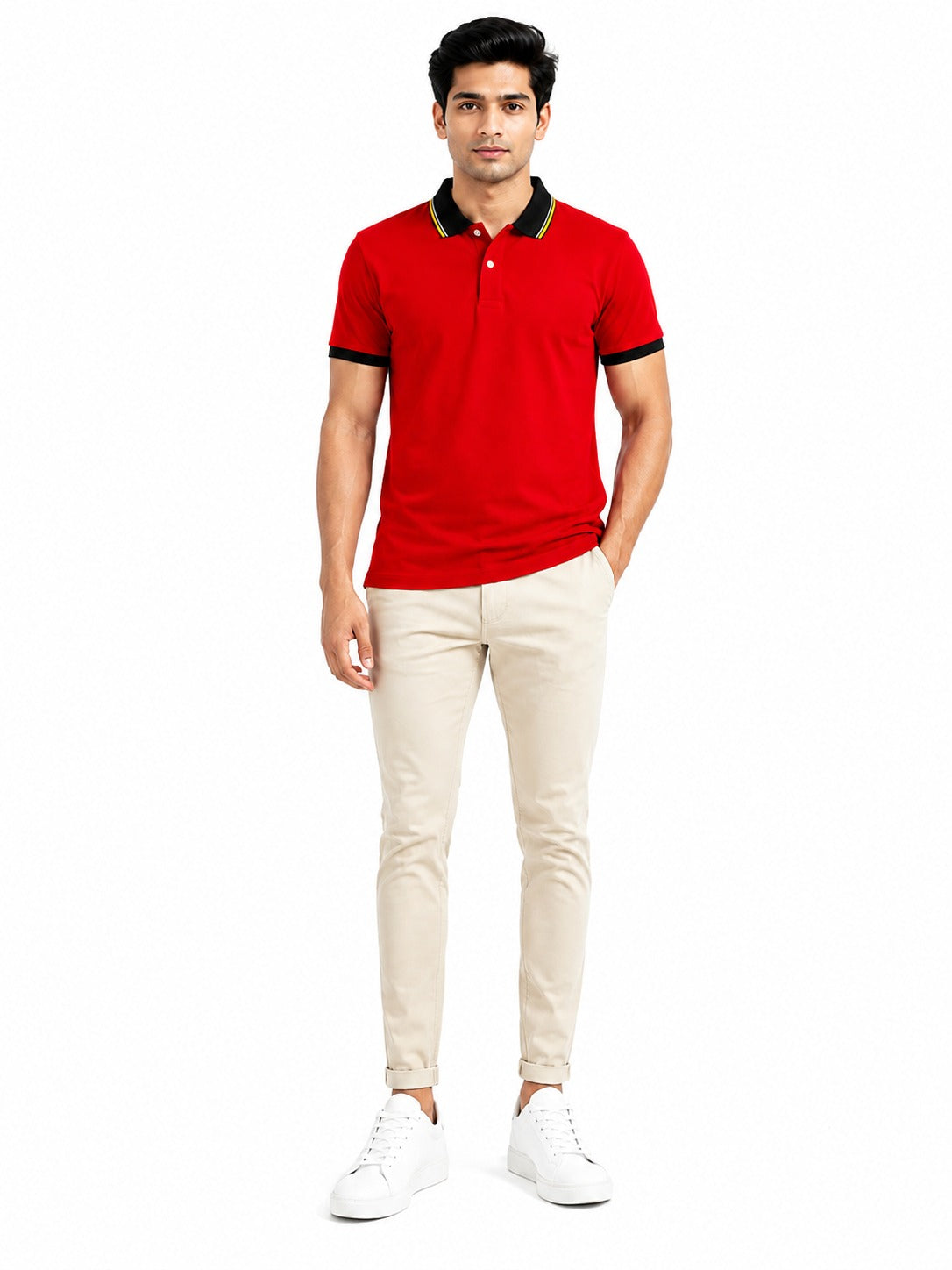 Men's Premium Red Polo Shirt