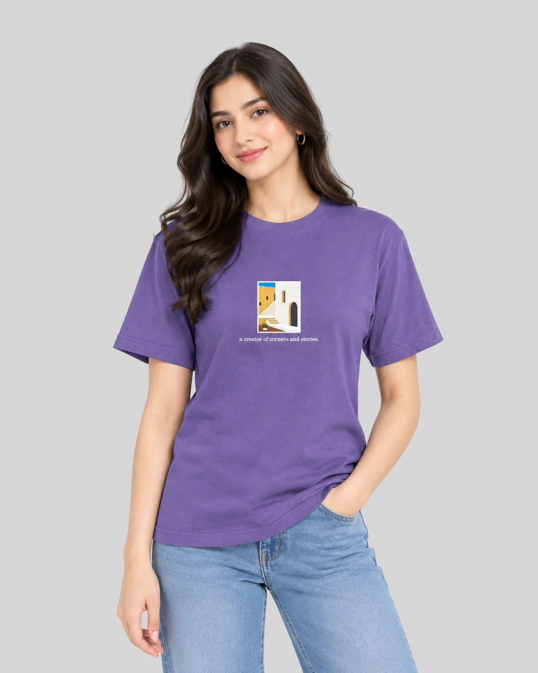 Women's Creator Of Corners Graphic T-Shirt