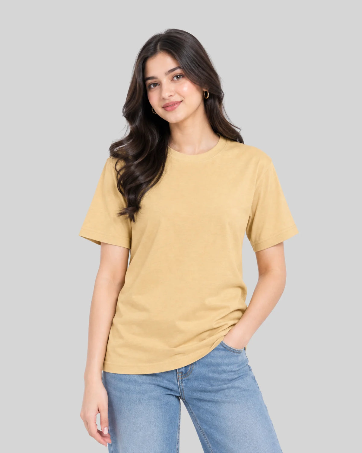 Women's Premium Solid Pocket T-Shirt