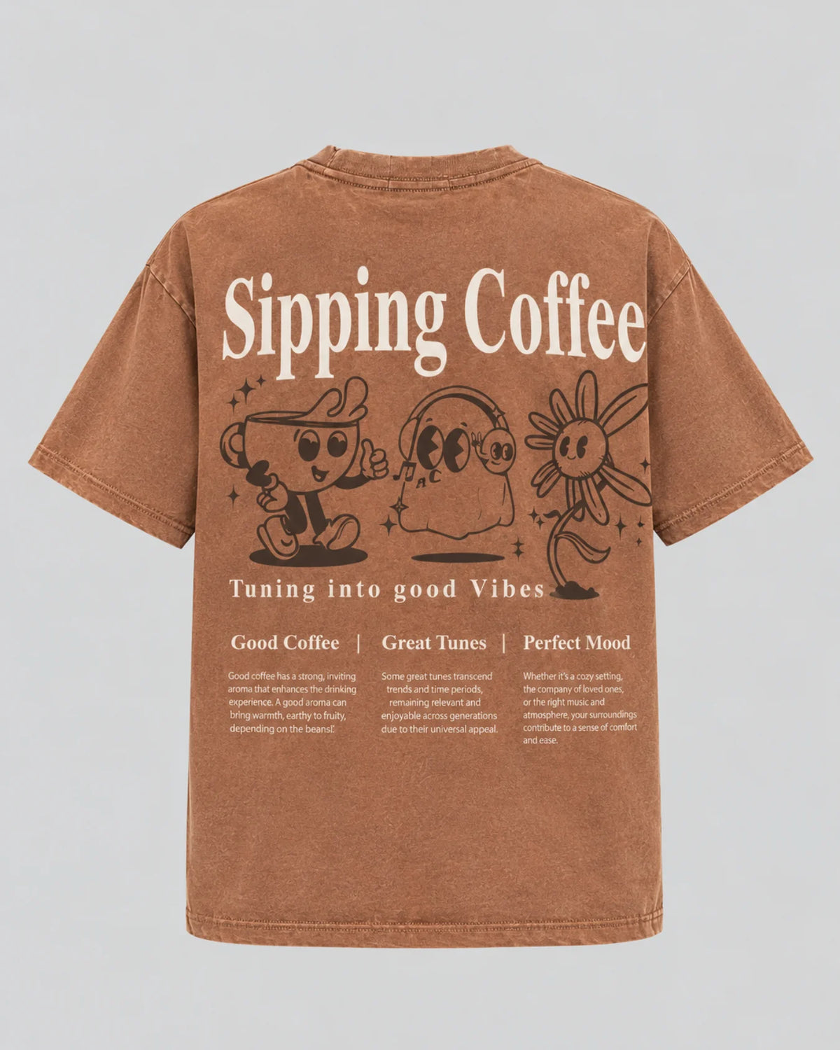 Women's Good Coffee Graphic Printed T-Shirt
