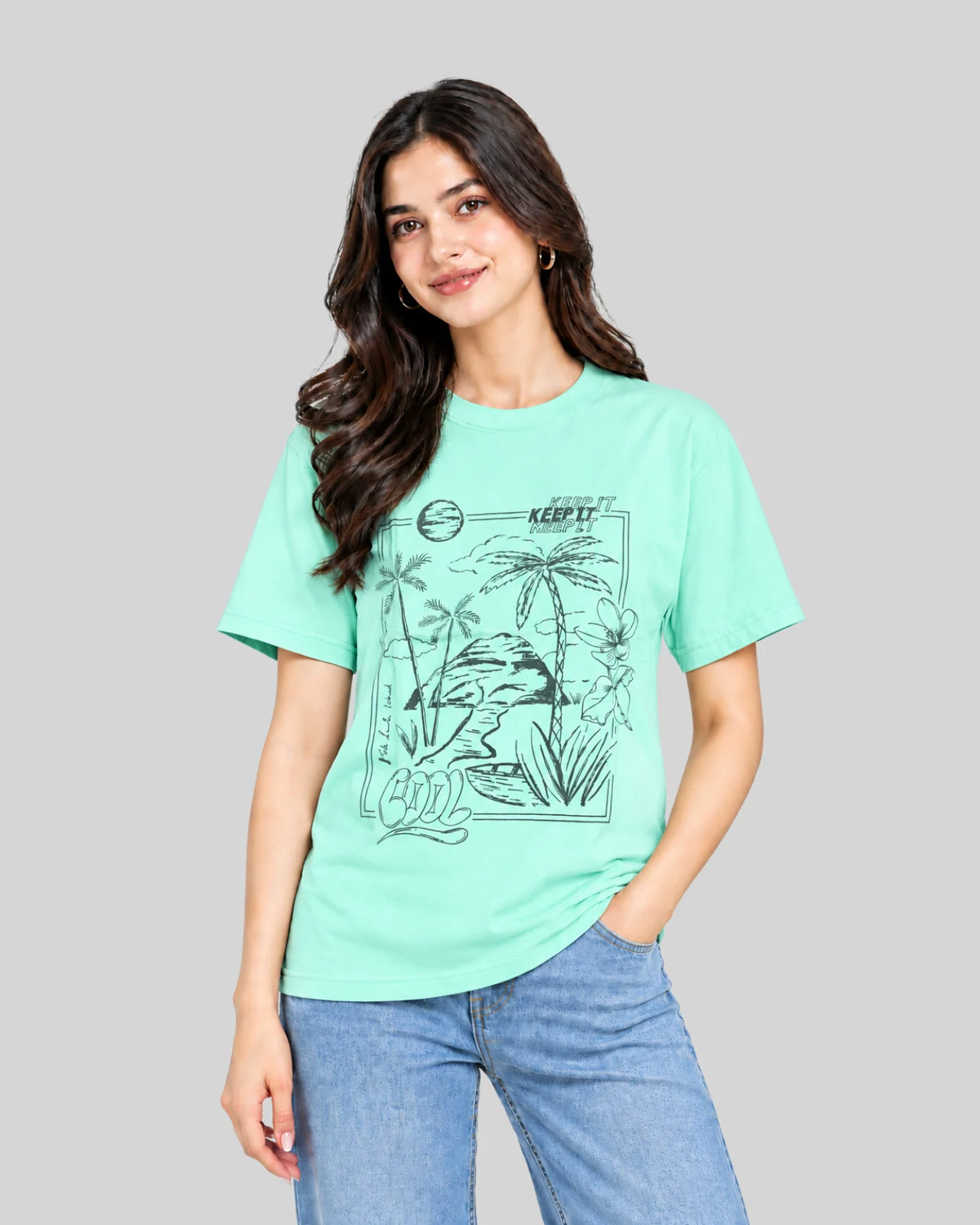 Women's Mint Green Keep It Cool T-Shirt – NGI Shop