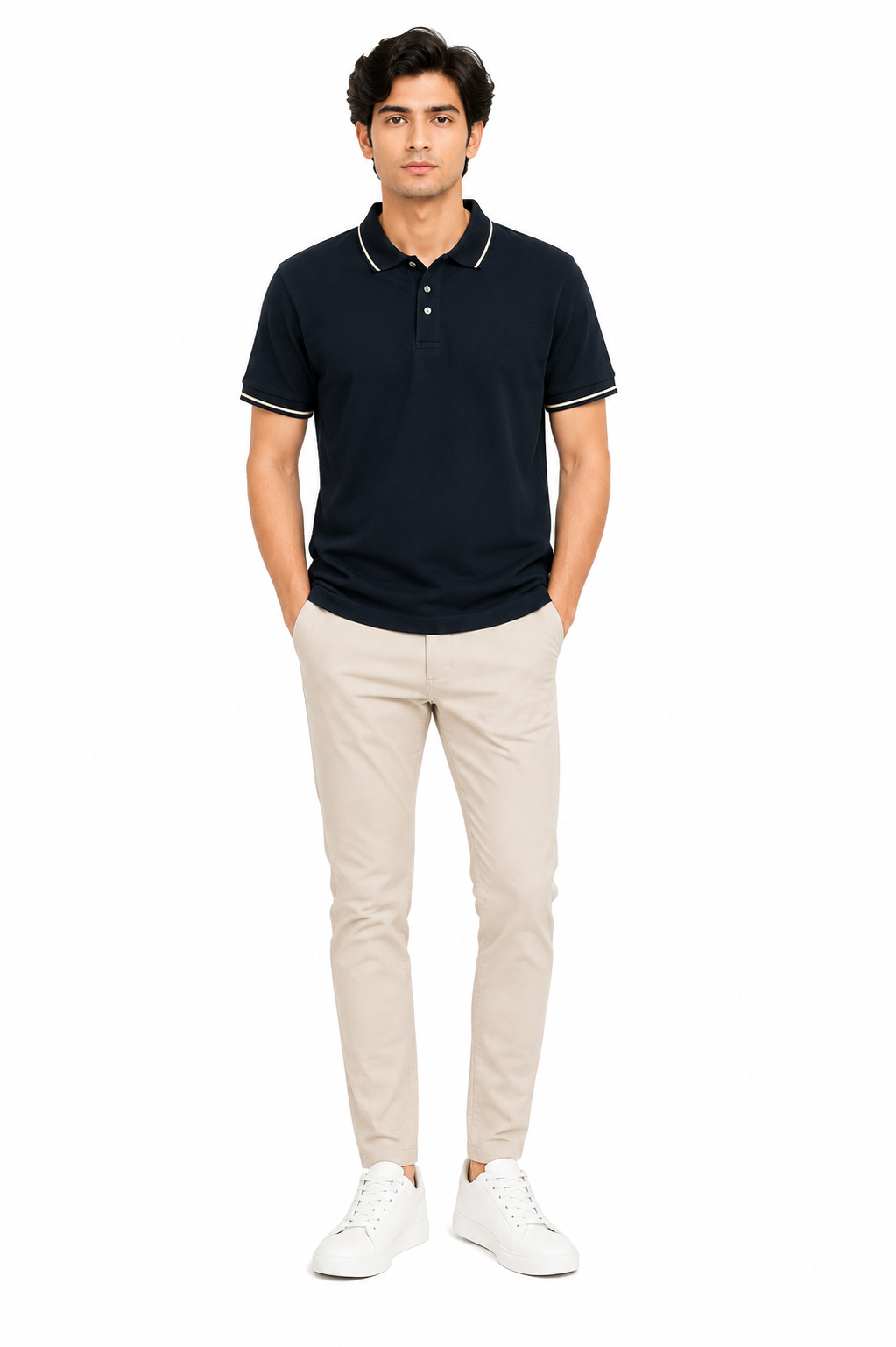 Men's Premium Black Polo Shirt