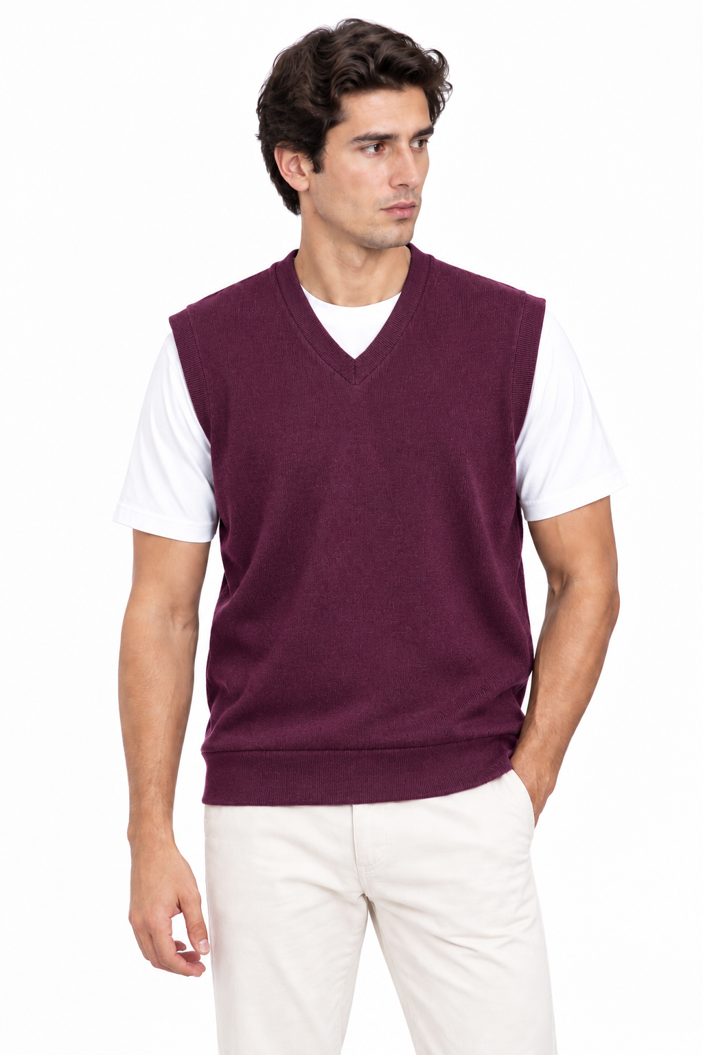 Men's Premium Sparking Orape Knitted Vest