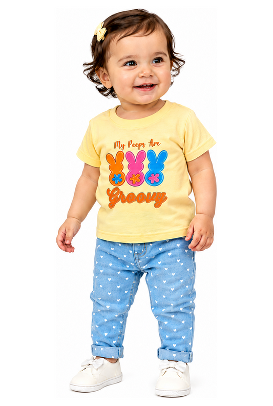 Girl's Premium Yellow T-Shirt
